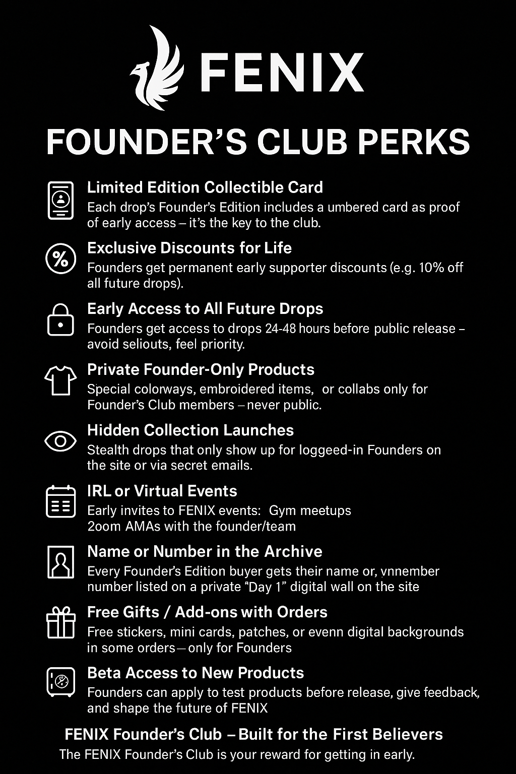 GENESIS Performance Hoodie - Founder's Edition